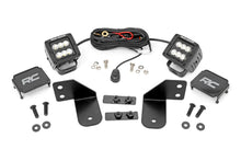 Load image into Gallery viewer, 93145 LED Light - RR Cage Mount - 2" Black Flood Pair - Polaris Ranger (13-21) Rough Country Canada