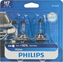 Load image into Gallery viewer, H7PRB2 Philips Vision Headlight H7 - Vision - Twin Blister Pack Philips Bulbs