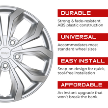 Load image into Gallery viewer, KH13217SN 17" Krypton Dialyn Wheel Hub Cap Krypton Wheels Canada