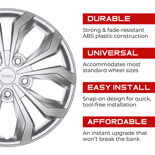 KH13215SN 15" Krypton Dialyn Wheel Hub Cap Krypton Wheels Canada