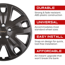 Load image into Gallery viewer, KH13317MN 17" Krypton Dialyn Wheel Hub Cap Krypton Wheels Canada