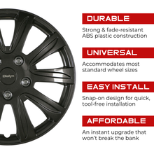 Load image into Gallery viewer, KH13416MN 16" Krypton Dialyn Wheel Hub Cap Krypton Wheels Canada