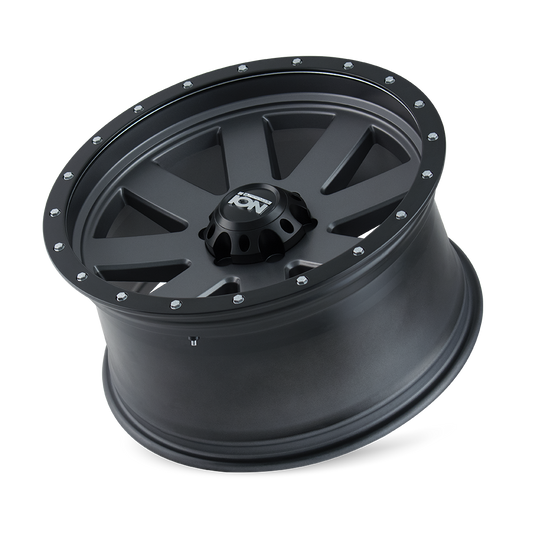 134-2173MG - ION Alloy 134 20X10 5X127 -19mm Matte Gunmetal - ION Alloy Wheels Canada