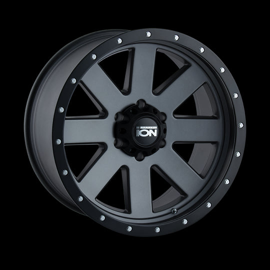 134-8936MG - ION Alloy 134 18X9 6X135 0mm Matte Gunmetal - ION Alloy Wheels Canada