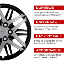 Load image into Gallery viewer, KH13517SB 17" Krypton Dialyn Wheel Hub Cap Krypton Wheels Canada