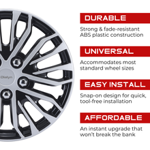 Load image into Gallery viewer, KH13617SB 17" Krypton Dialyn Wheel Hub Cap Krypton Wheels Canada