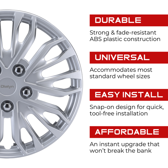 KH13617SN 17" Krypton Dialyn Wheel Hub Cap Krypton Wheels Canada