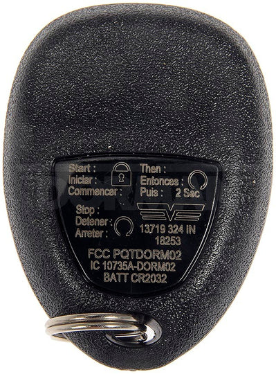 13719 Keyless Entry Transmitter Dorman - HELP Canada