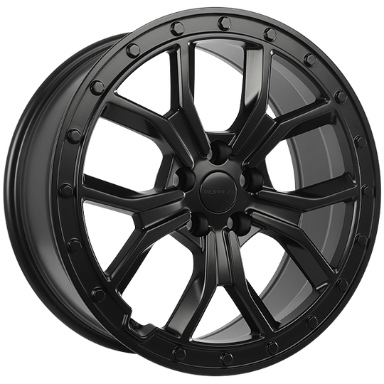 RUF692001 - Ruffino Adventure 20X8.5 5x120 25mm Satin Black - Ruffino Wheels Canada