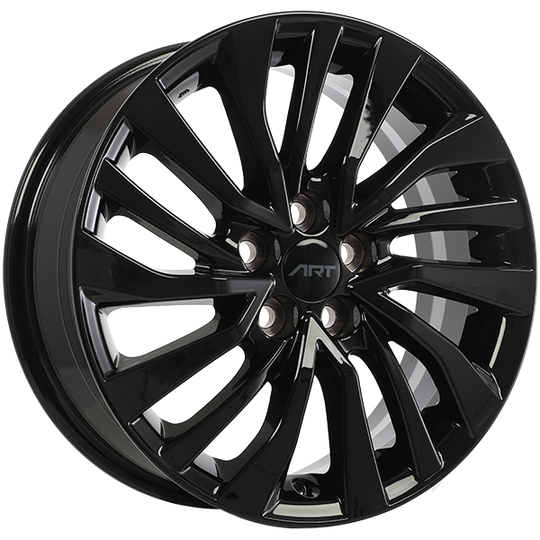 R3201601 - ART Replica 320 16X6.5 5X100 ET 39mm Gloss Black - ART Replica Wheels Canada
