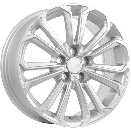 R9516001B - ART Replica 95 16X6.5 5X100 ET 40mm Silver - ART Replica Wheels Canada