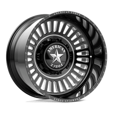 Charger l'image dans la galerie, AFTPDC06D22-5-21 - American Force AFW Stealth 24X14 8X165.1 -90mm Gloss Black Mill-Mach - American Force Wheels Canada
