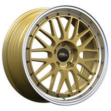 Load image into Gallery viewer, FF141701-720 Form FF14 17X7.5 5x114.3 +35 Gold-Machined Lip-720 Form Wheels Canada