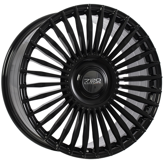 LX12207-720 Luxury Infinity 22X9.5 5x120 +45 Gloss Black-720 Luxury Wheels Canada