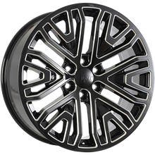 Load image into Gallery viewer, R17622003B - ART Replica 176 22X9 6X139.7 ET 28mm Gloss Black - Milled Edge - ART Replica Wheels Canada