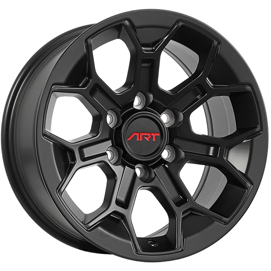 R3371701 - ART Replica 337 17X8 6X139.7 ET 5mm Satin Black - ART Replica Wheels Canada