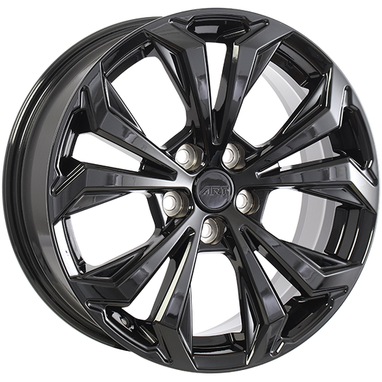 R3381801 - ART Replica 338 18X7 5X114.3 ET 35mm Gloss Black - ART Replica Wheels Canada