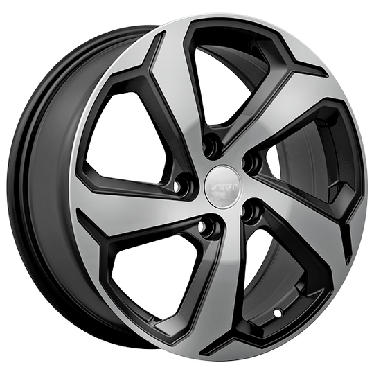R3431701 - ART Replica 343 17X7 5X114.3 ET 35mm Black & Machined - ART Replica Wheels Canada