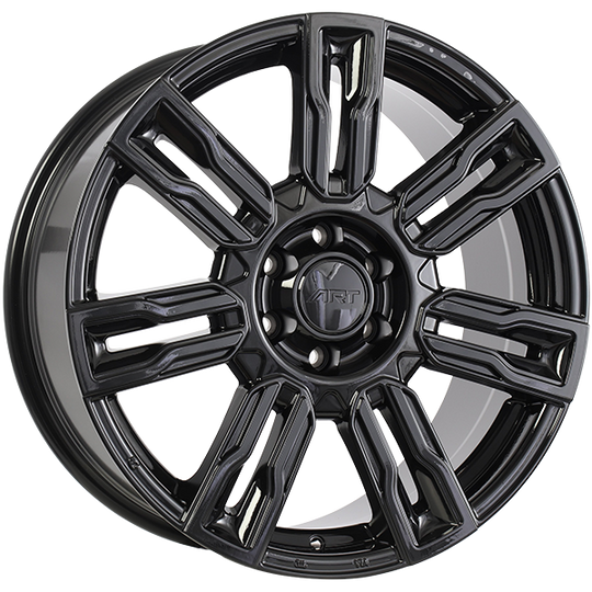 R3442001 - ART Replica 344 20X8.5 6X120 ET 45mm Gloss Black - ART Replica Wheels Canada