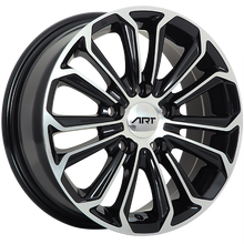 Load image into Gallery viewer, R951504 - ART Replica 95 15X6 5X100 ET 40mm Black &amp; Machined - ART Replica Wheels Canada