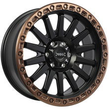 Load image into Gallery viewer, RUF742004 - Ruffino HARD Blaze 20X9 6X139.7 15mm Satin Black - Satin Bronze Lip - Ruffino HARD Wheels Canada