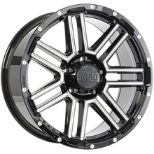 Load image into Gallery viewer, RUF772001-Ruffino Hard Mystic 20X9 5x139.7 +15 Gloss Black w Milled Edges-Ruffino Hard Wheels Canada