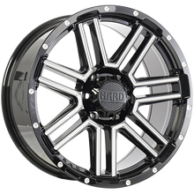 Load image into Gallery viewer, RUF772002-Ruffino Hard Mystic 20X9 6x139.7 +15 Gloss Black w Milled Edges-Ruffino Hard Wheels Canada