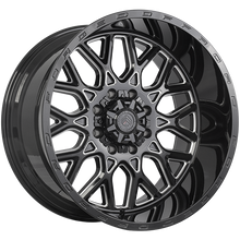 Charger l'image dans la galerie, XR92204-Forged Wheels XR109 22X12 8x180 -44 Gloss Black - Milled Edges-Forged Wheels Canada