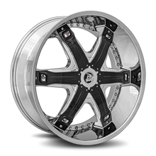 Load image into Gallery viewer, FUR-241BLNK3578 - Diablo Fury 24X10 Blank 35mm Chrome - Diablo Wheels Canada
