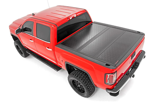47119651 Hard Low Profile Bed Cover - 6'7" Bed - Rail Cap - Chevy/GMC 1500/2500HD/3500HD (14-19) Rough Country Canada