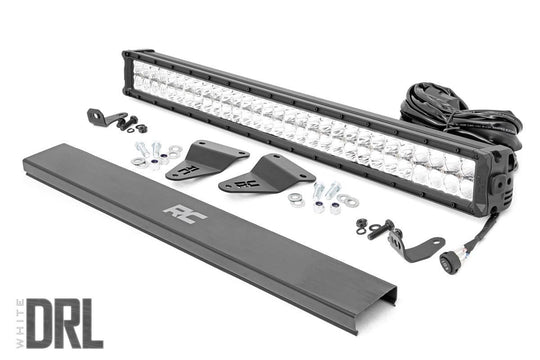 70788 LED Light - Bumper Mount - 30" Chrome Dual Row - White DRL - Toyota 4Runner (14-20) Rough Country Canada