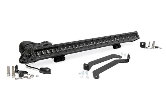 70863 LED Light - Bumper Mount - 30" Black Single Row - Subaru Forester (14-18) Rough Country Canada