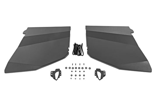 93121 Aluminum Lower Half Doors - Rear - Polaris RZR XP 4 1000 (2014-2021) Rough Country Canada