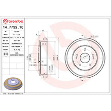 Load image into Gallery viewer, 14.7739.10 Brembo Essential Brake Drum Brembo Brake Canada