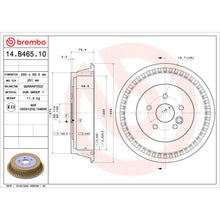 Load image into Gallery viewer, 14.B465.10 Brembo Essential Brake Drum Brembo Brake Canada