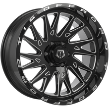 Load image into Gallery viewer, 547BM2226344 - TIS Wheels 547 22X12 6X135 ET -44mm Gloss Black &amp; Milled Edge - TIS Wheels Wheels Canada