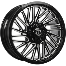 Load image into Gallery viewer, 553BM-2206810 - TIS Wheels 553 22X10 6X139.7 / 6X135 ET 10mm Gloss Black - Milled Edge - TIS Wheels Wheels Canada