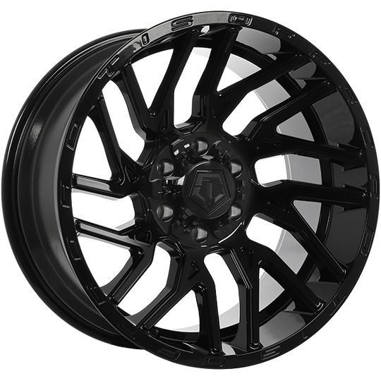 554B2108119S - TIS Wheels 554 20X10 8X165.1 ET -19mm Gloss Black - TIS Wheels Wheels Canada