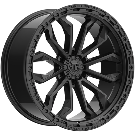 556SB7907313 - TIS Wheels 556 17X9 5X127 ET -13mm Satin Black - TIS Wheels Wheels Canada