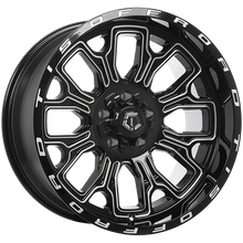 Load image into Gallery viewer, 560BM2108119 - TIS Wheels 560 20X10 8X165.1 ET -19mm Gloss Black &amp; Milled Edge - TIS Wheels Wheels Canada