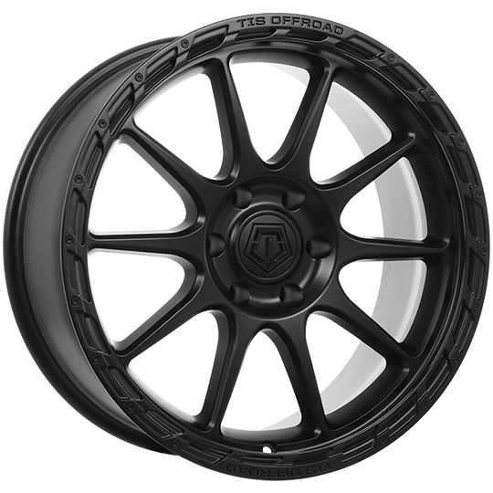 563B2098300 - TIS Wheels 563 20X9 6X139.7 ET 0mm Satin Black - TIS Wheels Wheels Canada