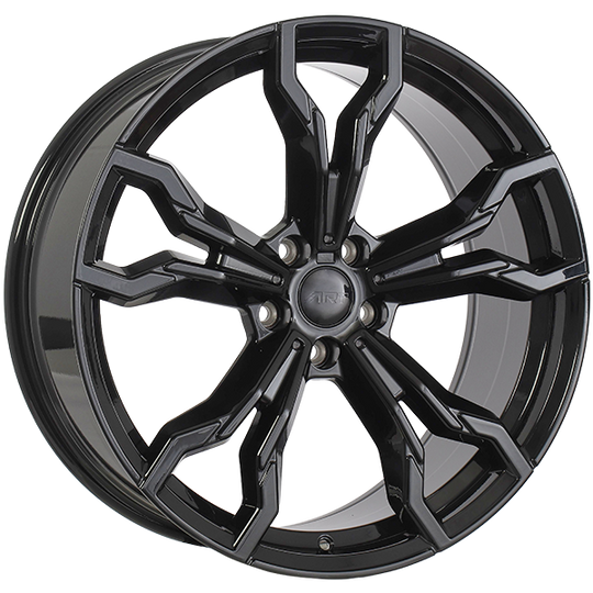 R3712001 - ART Replica 371 20X8.5 5X112 ET 35mm Gloss Black - ART Replica Wheels Canada