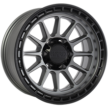 Charger l'image dans la galerie, RUF811702 - Ruffino Hard Mojave 17X8.5 6x139.7 -6mm Satin Grey - Black Lip - Ruffino Hard Wheels Canada