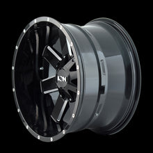 Load image into Gallery viewer, 141-7956M - ION Alloy 141 17X9 5X127 / 5X114.3 -12mm Gloss Black Milled - ION Alloy Wheels Canada