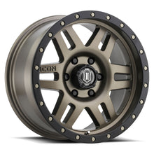 Charger l'image dans la galerie, 1417857345BR - ICON Six Speed 17X8.5 5X127 ET -6mm Bronze - ICON Wheels Canada