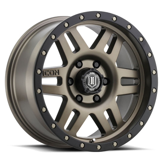 1417858347BR - ICON Six Speed 17X8.5 6X139.7 ET 0mm Bronze - ICON Wheels Canada