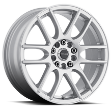 Load image into Gallery viewer, 141S-67082+40 - Raceline Mystique 141S 16X7 4X108 / 4X100 40mm Gloss Silver - Raceline Wheels Canada