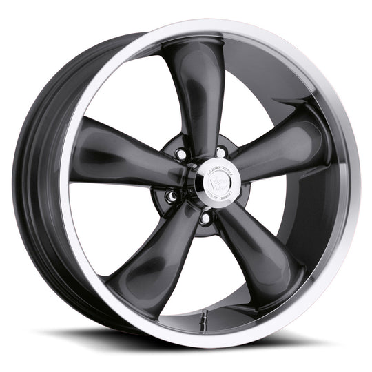 142-8861GM20 - Vision 142 Legend 5 18X8.5 5X120.65 20mm Gunmetal Machined Lip - Vision Wheels Canada