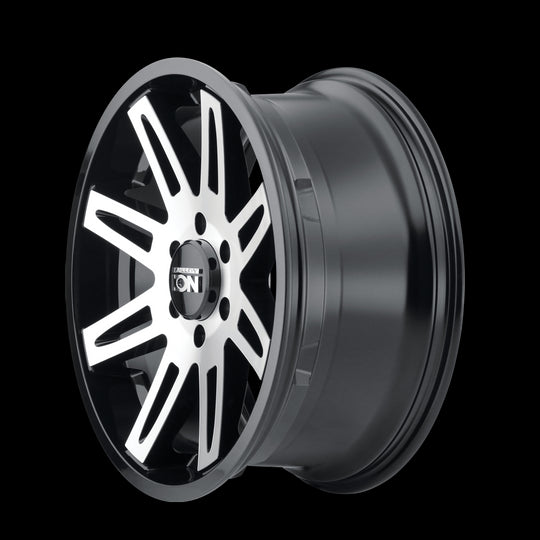 142-8973B - ION Alloy 142 18X9 5X127 0mm Satin Black Machined - ION Alloy Wheels Canada