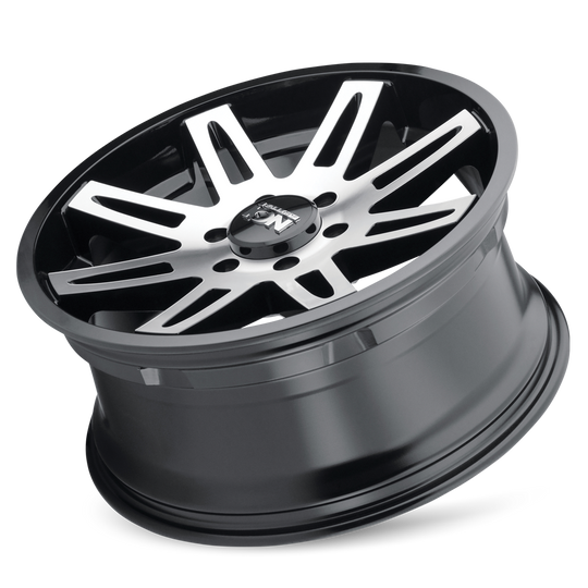 142-7973B - ION Alloy 142 17X9 5X127 -12mm Satin Black Machined - ION Alloy Wheels Canada